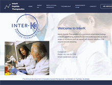 Tablet Screenshot of interk.com.au